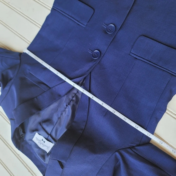 Jewels & Gents 100% Polyester Boys Dress Coat Suit Blazer Blue Formal Sz 6 - Picture 2 of 12